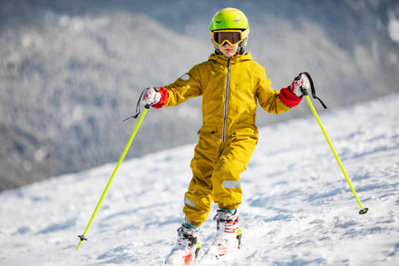 Kid Full Day Ski Private Lessons