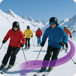 Adult Full Day Group Lessons - Ski