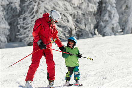 Kid Half Day Ski Private Lessons - Afternoon